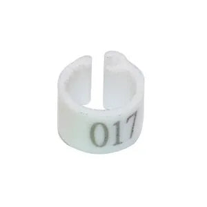 Pigeon Anklet Inner Diameter 6mm Bird Racing Mark Number – 10 Colors