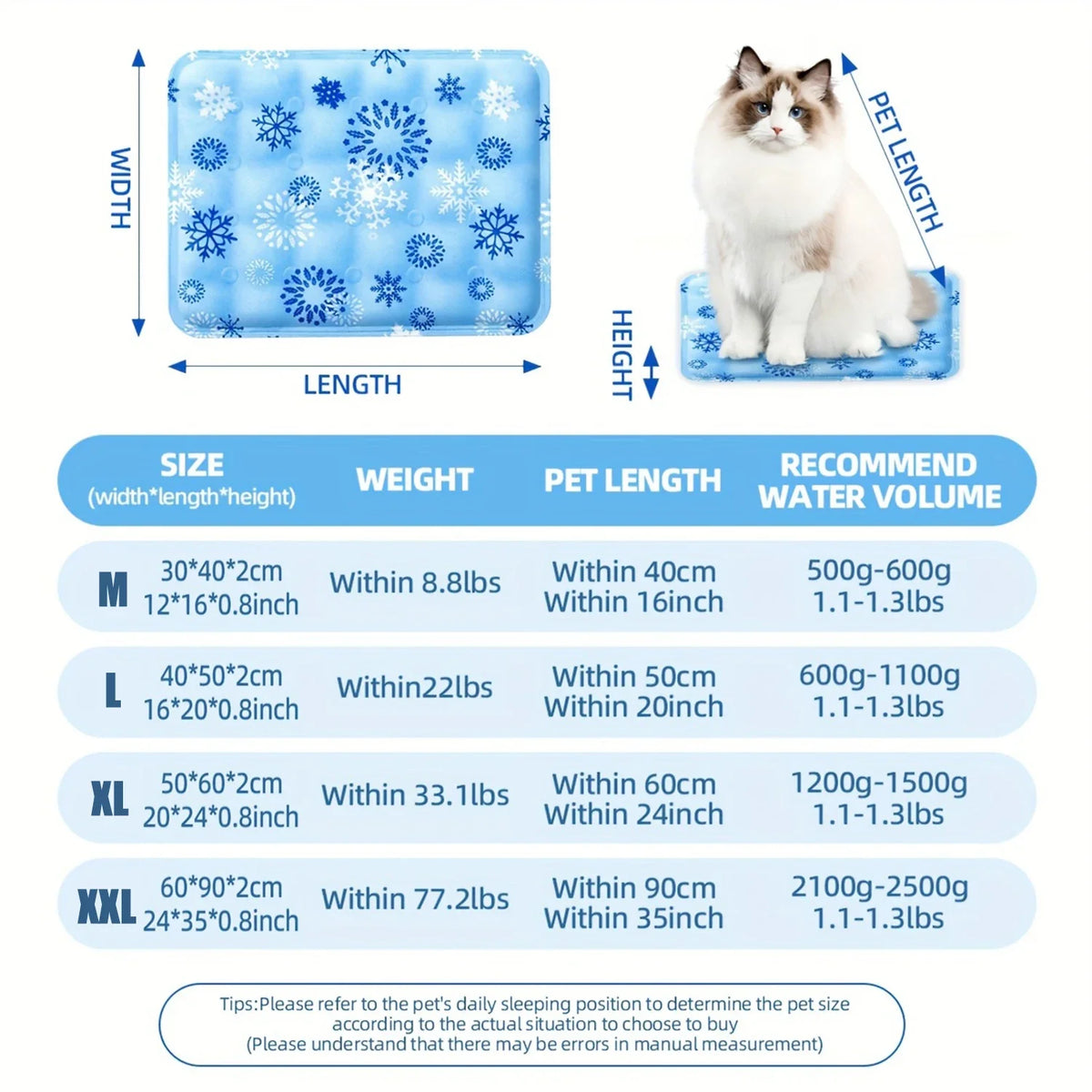 Dog Cooling Mat Gel Self-Cooling Pad Pet - MyPetDollar.com