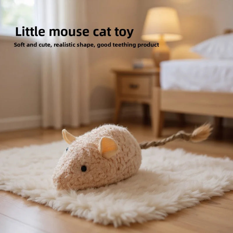New Cat Toy Simulation Plush Grass Mouse - MyPetDollar.com