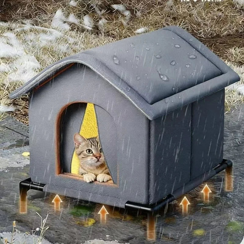Washable Winter Warm Waterproof Stray Cat & Dog Home – view 3