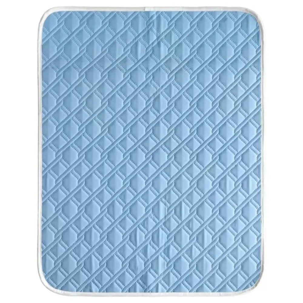 Summer Dog Cooling Mat Ice Slicky Fiber Fabric Universal Bed