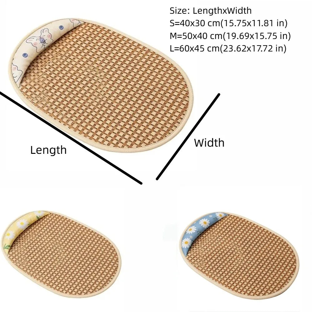 Dogs Nest Sunflower Print Pet Cooling Mat - MyPetDollar.com