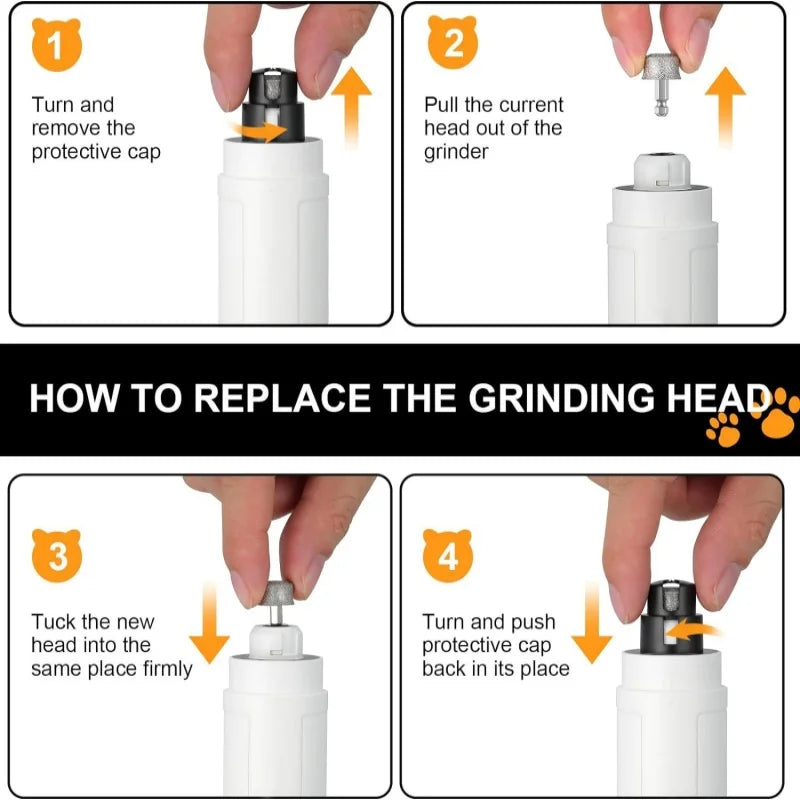 Dog Nail Grinder Head Wheel Replacement - MyPetDollar.com
