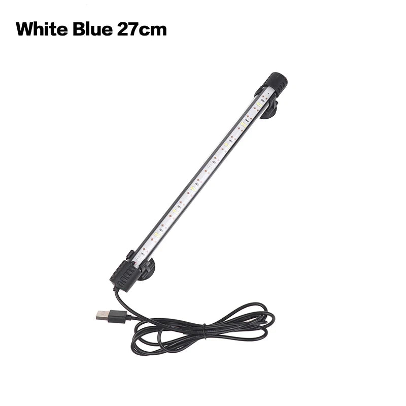 17-47cm USB Plug Aquarium Light LED Waterproof Fish Tank – 8 Colors