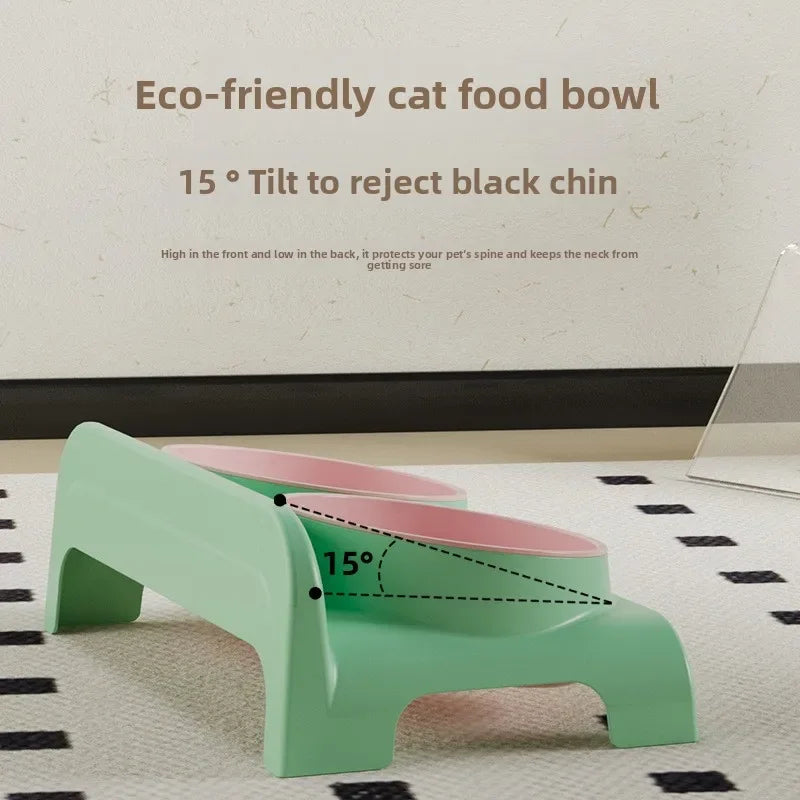 Adjustable Height Pet Double Bowl Feeder for - MyPetDollar.com