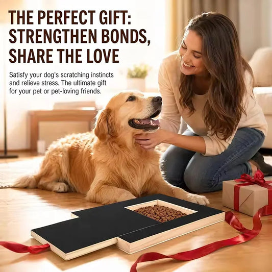 Wooden Dog Cat Nail Scratch Board With Built - MyPetDollar.com