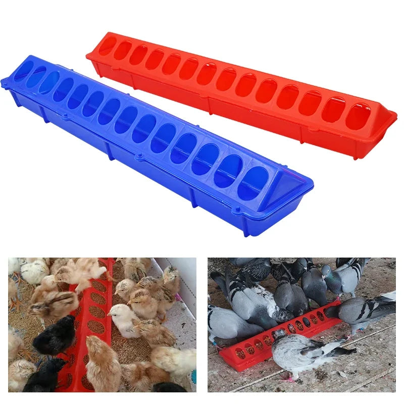 50 Cm Flip-Top Poultry Ground Feeder Chicken - MyPetDollar.com