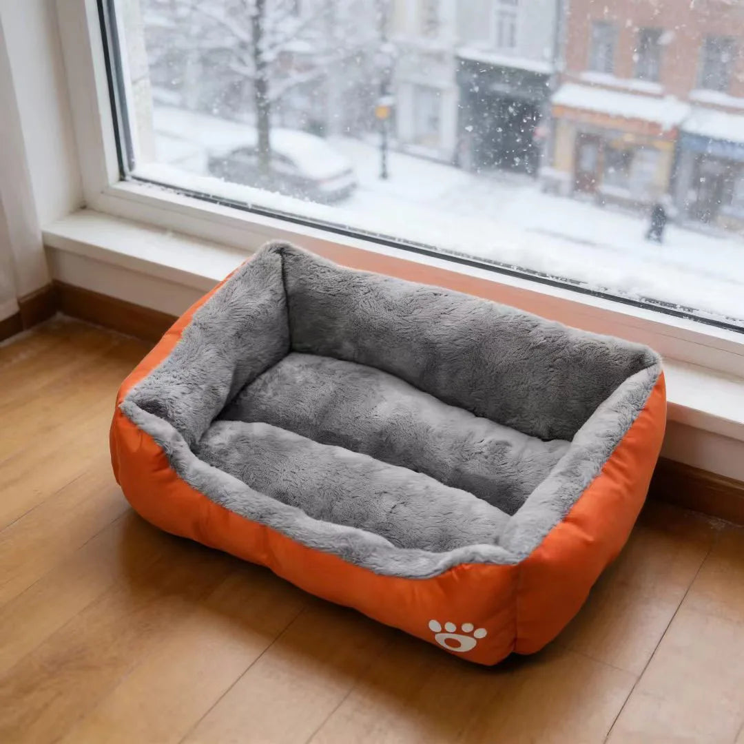 Soft Plush Dog Bed Washable, Warm Cat Nest - MyPetDollar.com