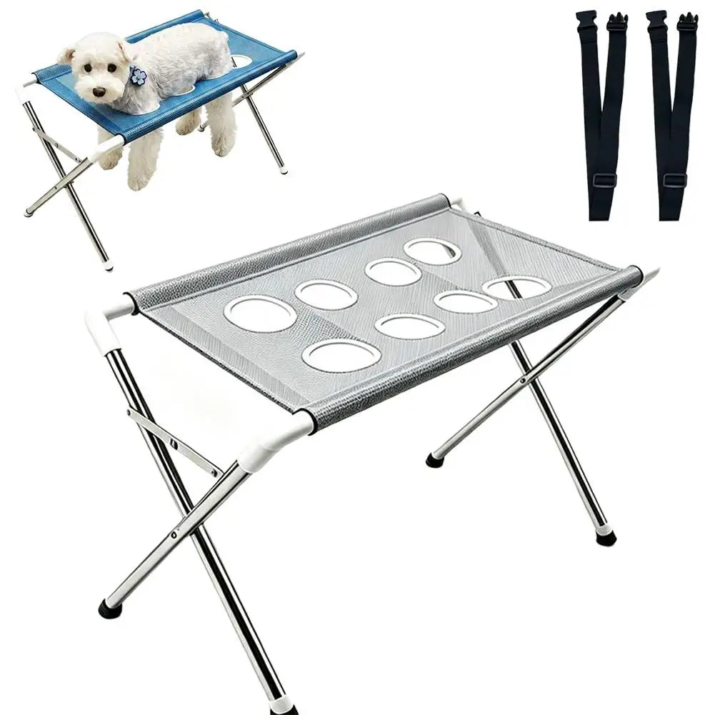 Breathable Mesh Pet Bath Stand – Cat Supplies