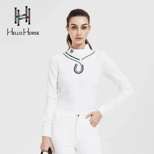 Hello Horse Equestrian T-Shirt Equestrian - MyPetDollar.com