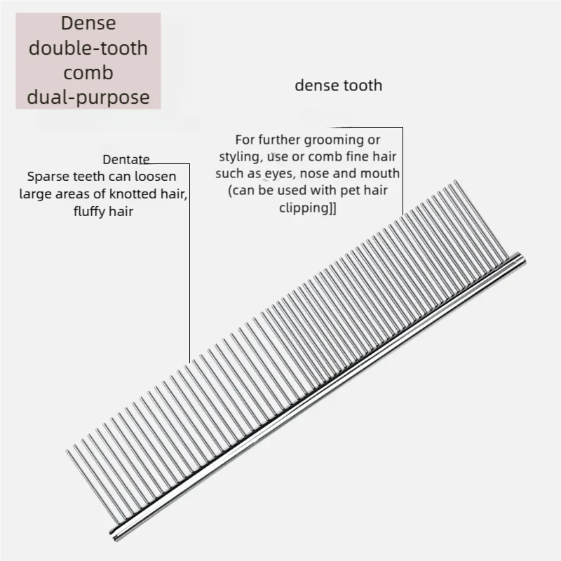 Stainless Steel Dog Cat Dematting Comb, - MyPetDollar.com
