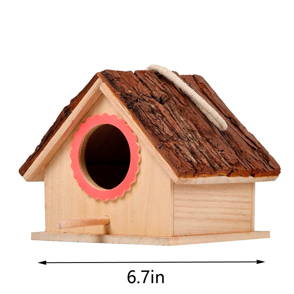 Transparent Design Parakeet Cockatiel Bird House – 4 Colors