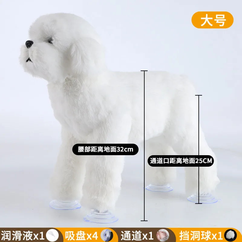 Soft Plush Riding Toy Relieve Small Male Dog - MyPetDollar.com