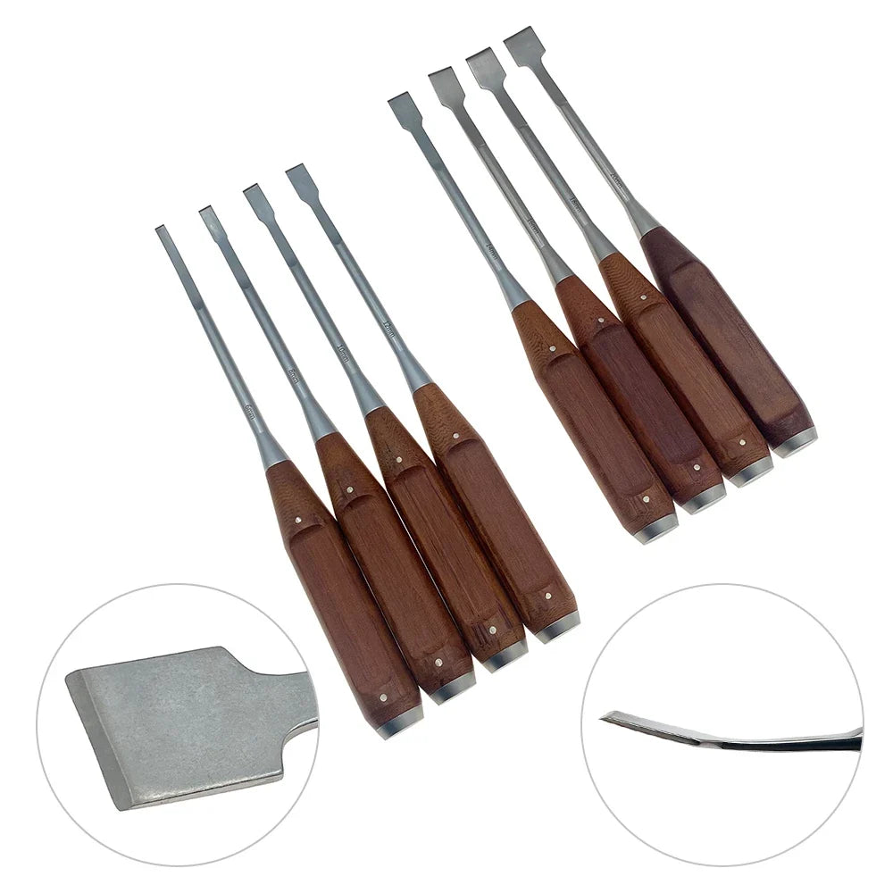 Bone Osteotomes 6mm-20mm Bone Knife curved - MyPetDollar.com