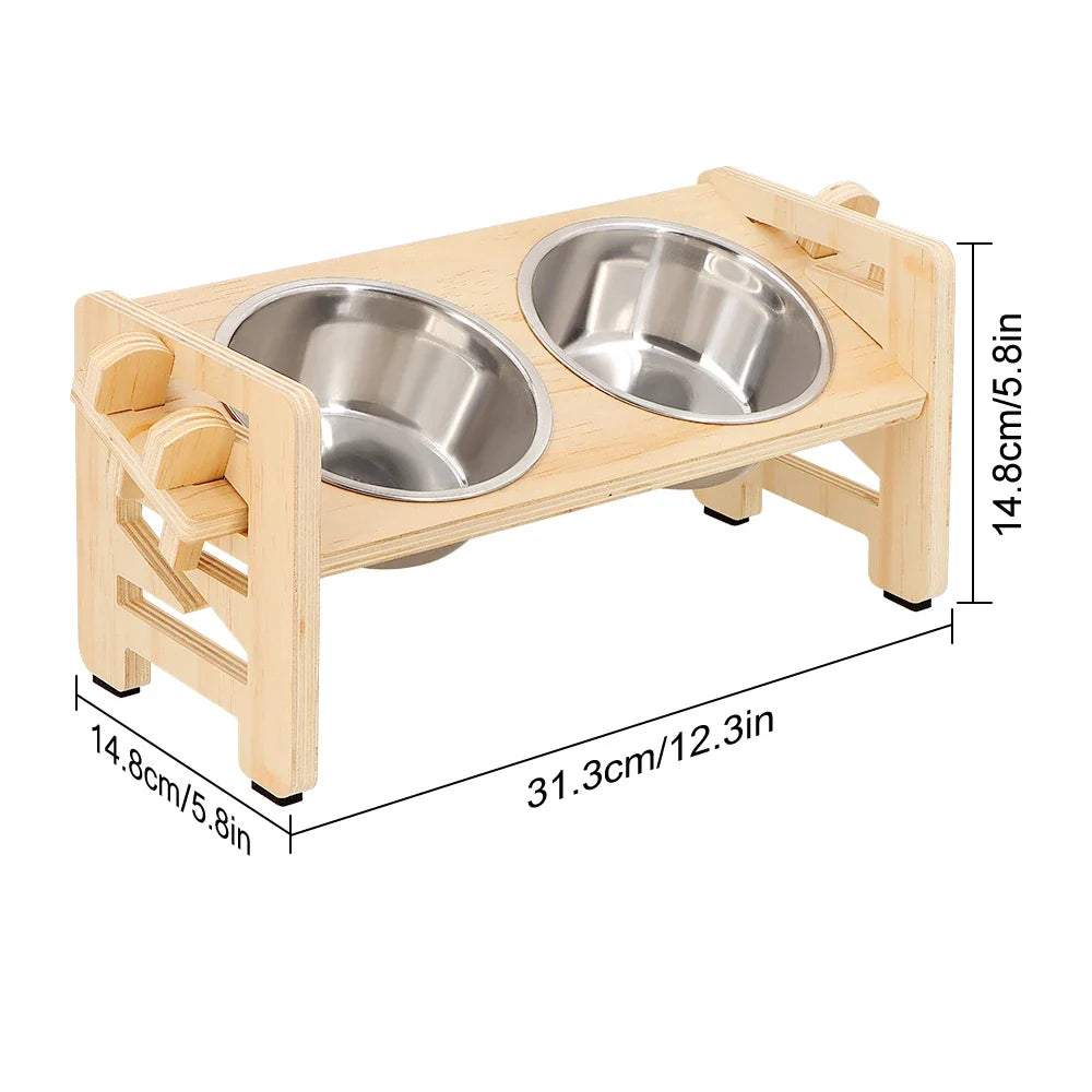 Stainless Steel Elevated Small Plaything Dog & Cat Bowls – Dog Supplies