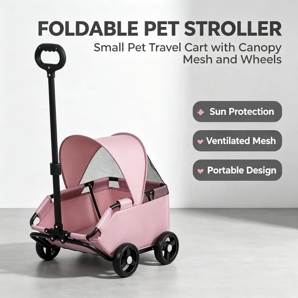 Foldable Portable Pet Stroller Manual - MyPetDollar.com
