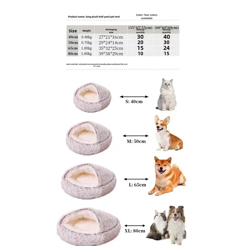 Winter Warm Fleece-Lined Soft Semi-Enclosed - MyPetDollar.com