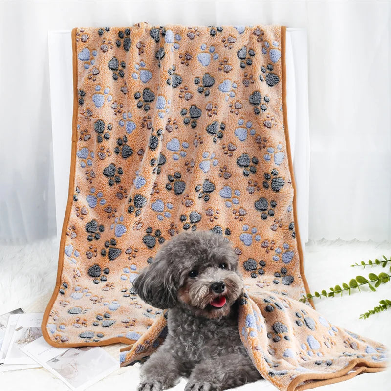 Pet Blanket Ultra-soft Fluffy Printed Mat - MyPetDollar.com