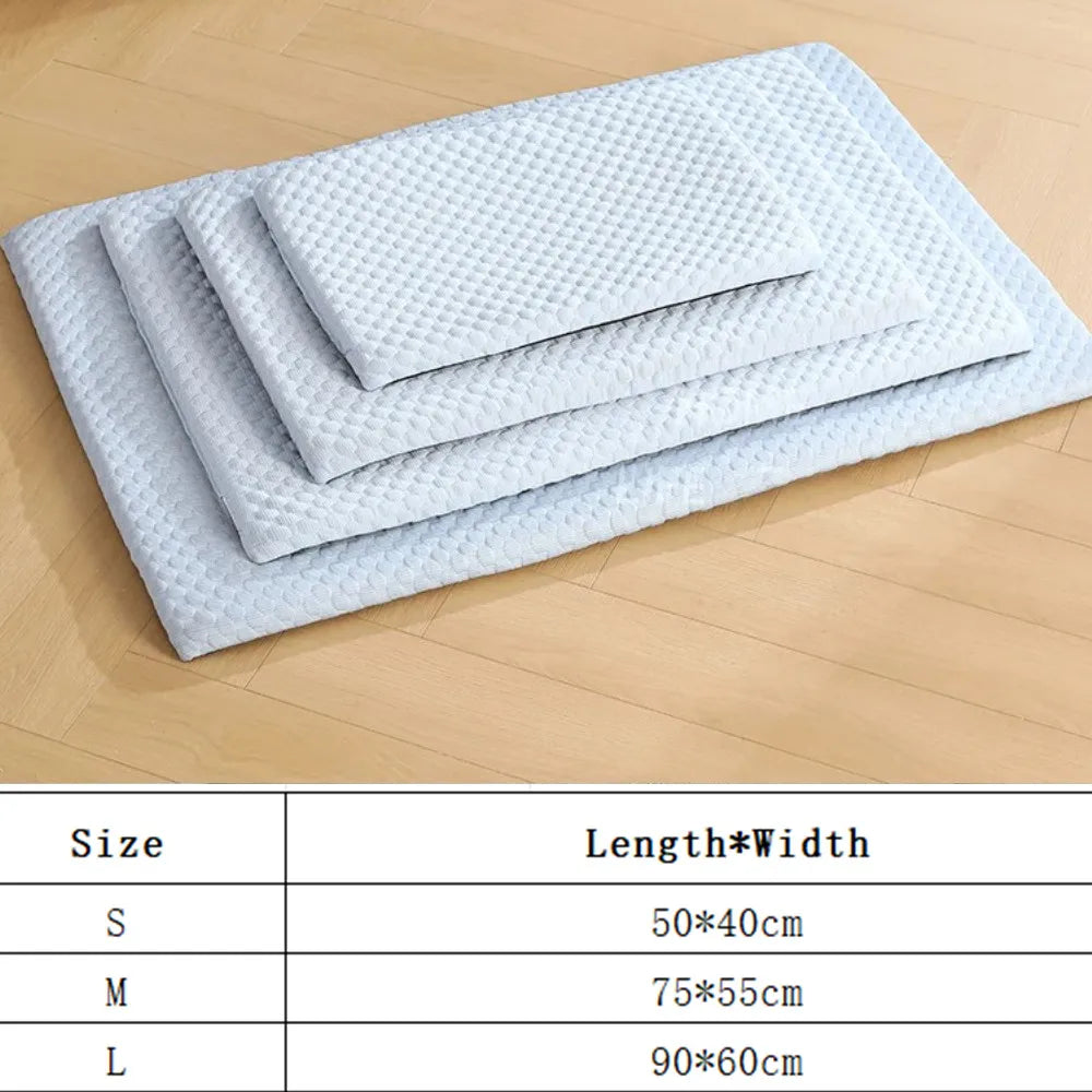 New Summer Ice Silk Cooling Pet Mat Thick - MyPetDollar.com
