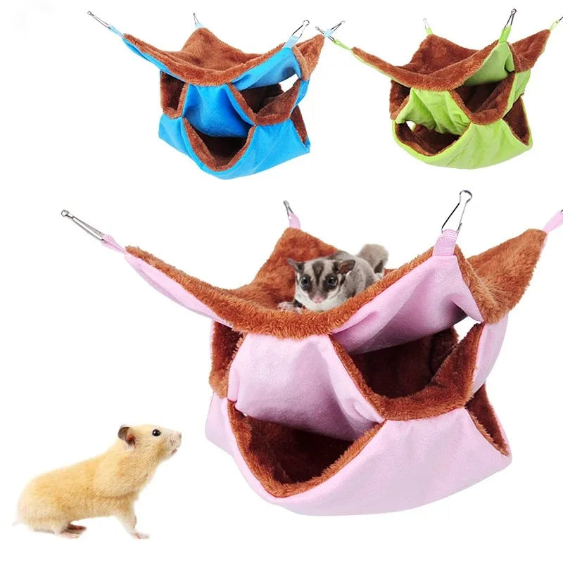Solid Color Winter Pet Hammock Double Layer - MyPetDollar.com