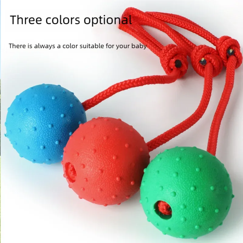 Ball On Rope Dog Toy Bite Resistant Pet Ball - MyPetDollar.com