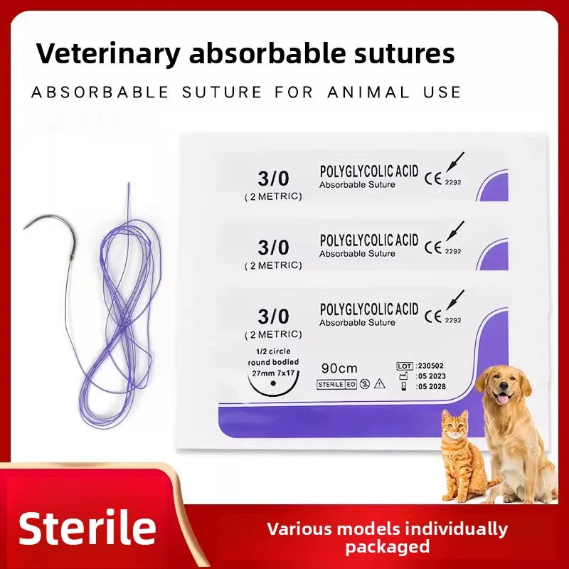Absorbable Suture Thread (Non-Removable) for - MyPetDollar.com