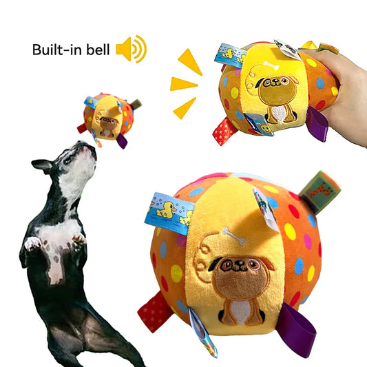 Plush Dog Vocal Toy Ball Funny Interactive - MyPetDollar.com
