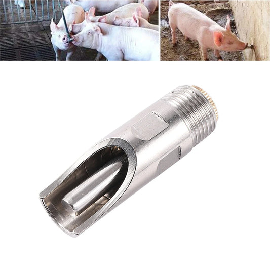 Stainless Steel Pig Water Dispenser - MyPetDollar.com