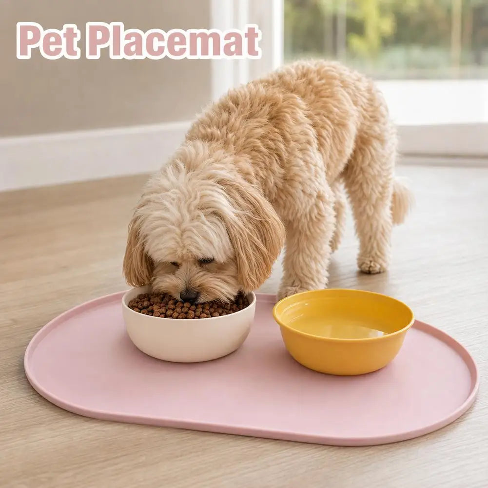 Cat Feeding Mat with Non-Slip Waterproof - MyPetDollar.com