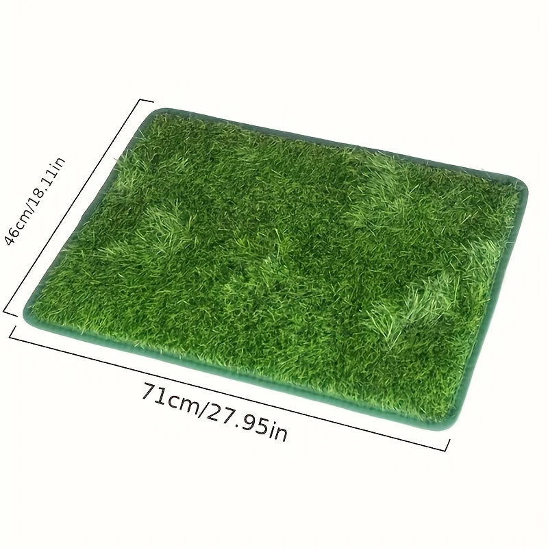 Non-Slip Simulation Lawn Dog Toilet Training Mat