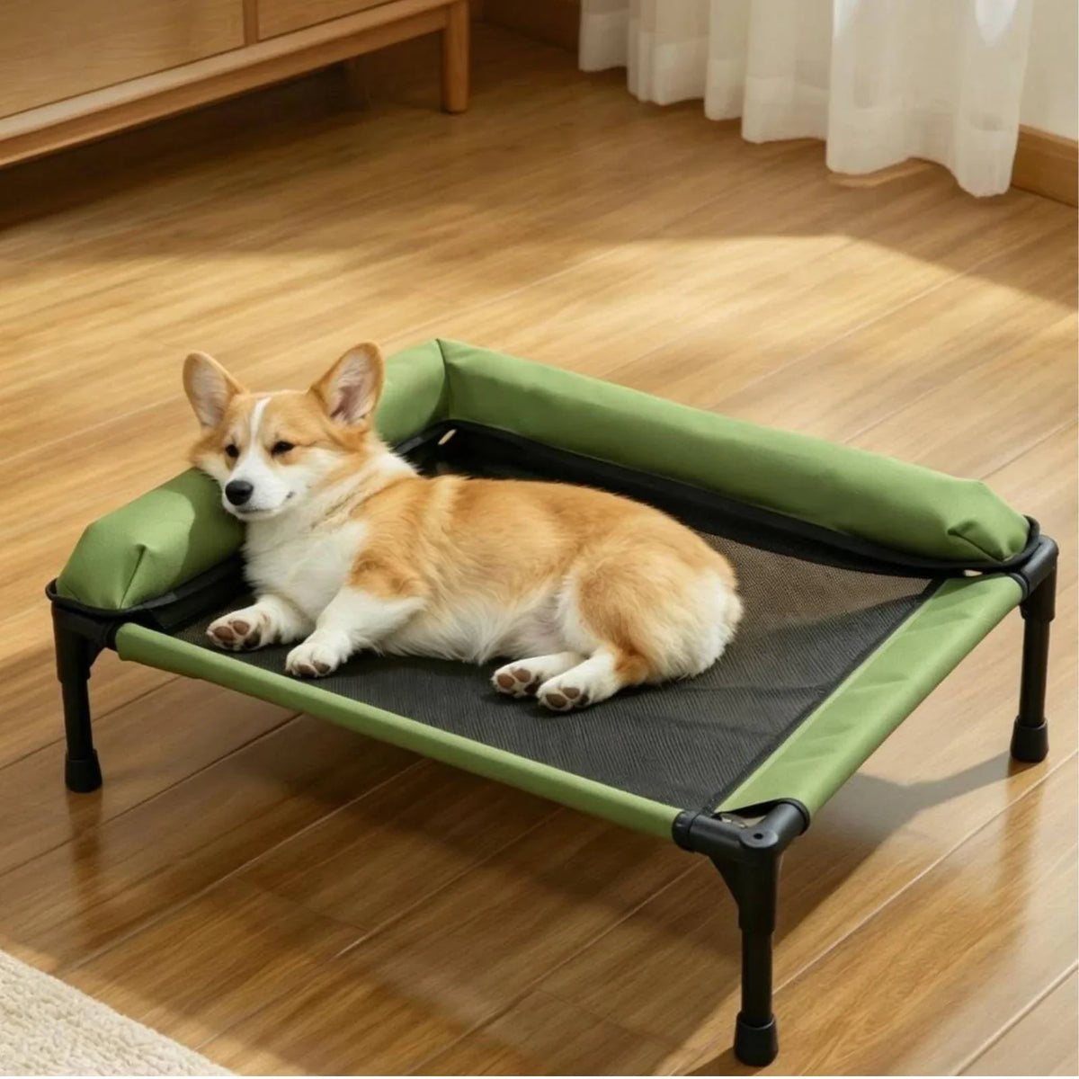 Raised Pet Bed Iron Frame Mesh Pet Bed - MyPetDollar.com