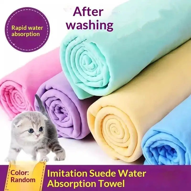 1Pc Pet Drying Towel Super Absorbent - MyPetDollar.com