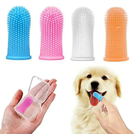 4pcs/Set Anti-Plaque Dog Toothbrushes - MyPetDollar.com