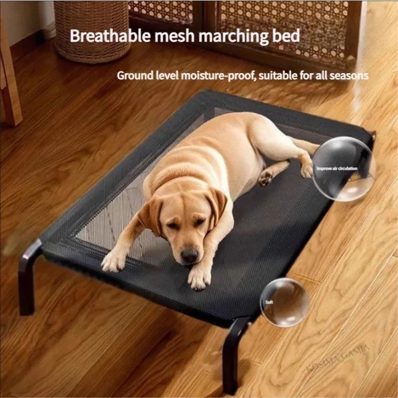Cooling Elevated Dog Bed with Non-Slip Floor - MyPetDollar.com