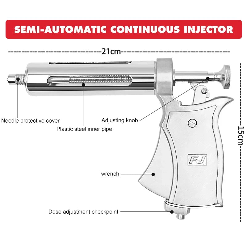 10/20/30/50ml Veterinary Semi-automatic - MyPetDollar.com
