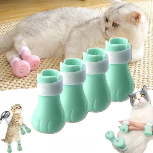 Adjustable Silicone Anti-scratch Cat Foot - MyPetDollar.com