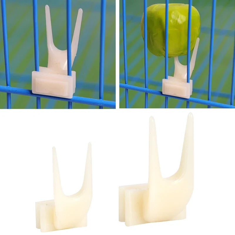 5Pcs Fruit Fork Parrot Pet Bird Plastic Food - MyPetDollar.com