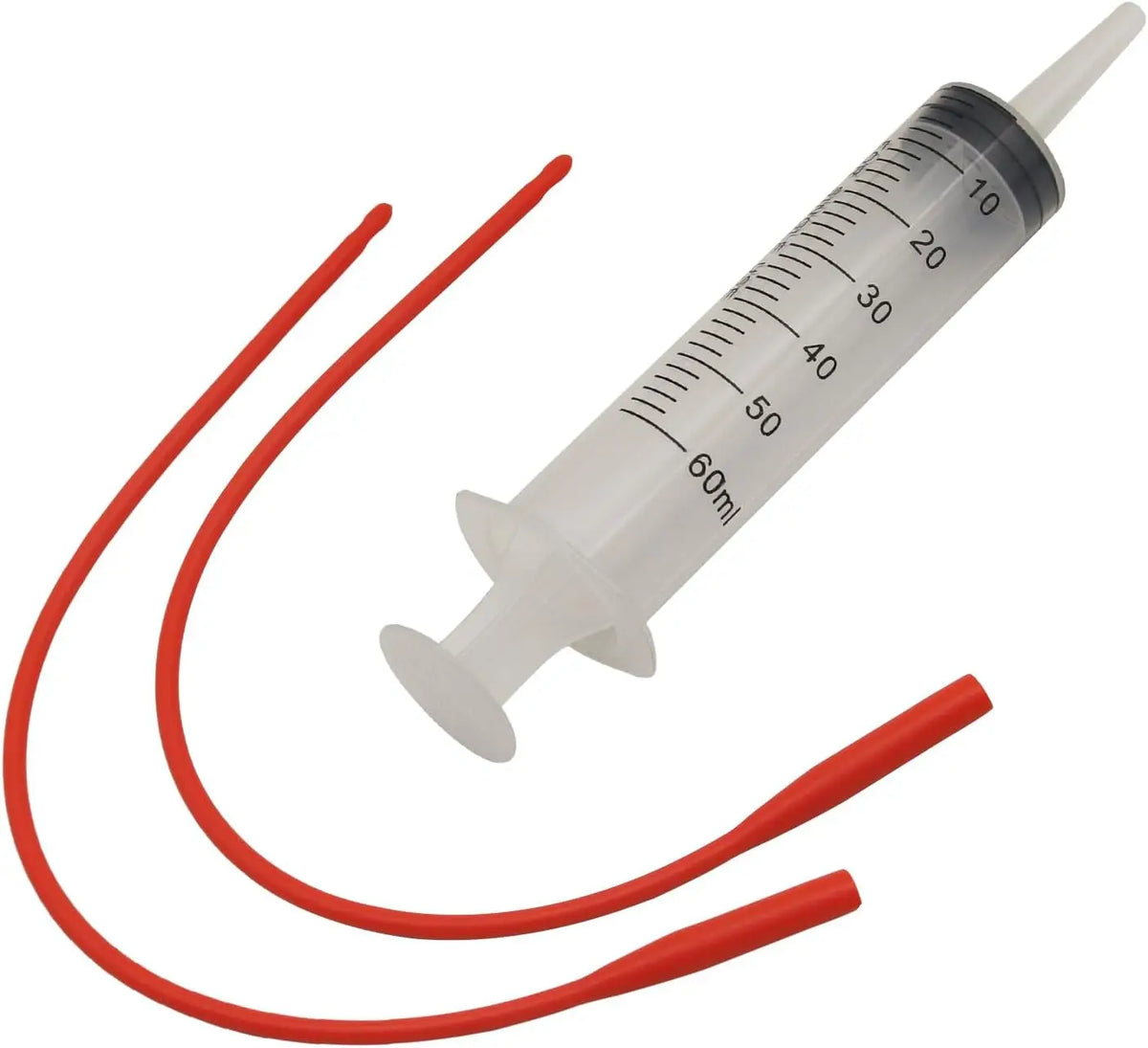 Lamb Feeding Syringe with 2 Red Tube 60ml - MyPetDollar.com