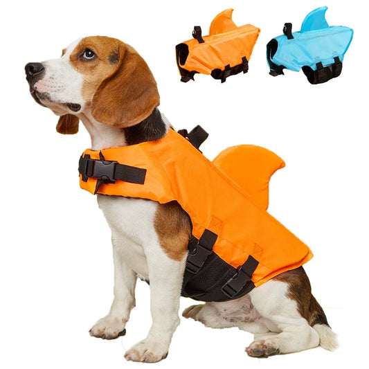 Shark Dog Life Jacket Enhanced Buoyancy - MyPetDollar.com