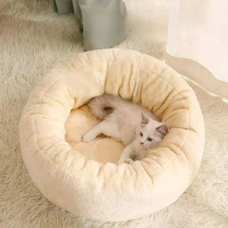All Season Pet Bed Washable Cat Dog Round - MyPetDollar.com