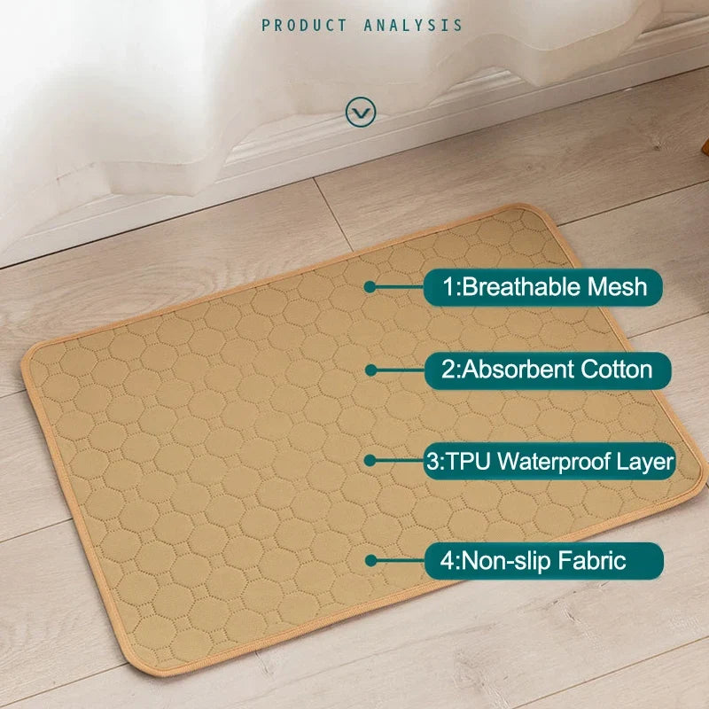 Washable Dog Pet Diaper Mat Waterproof - MyPetDollar.com