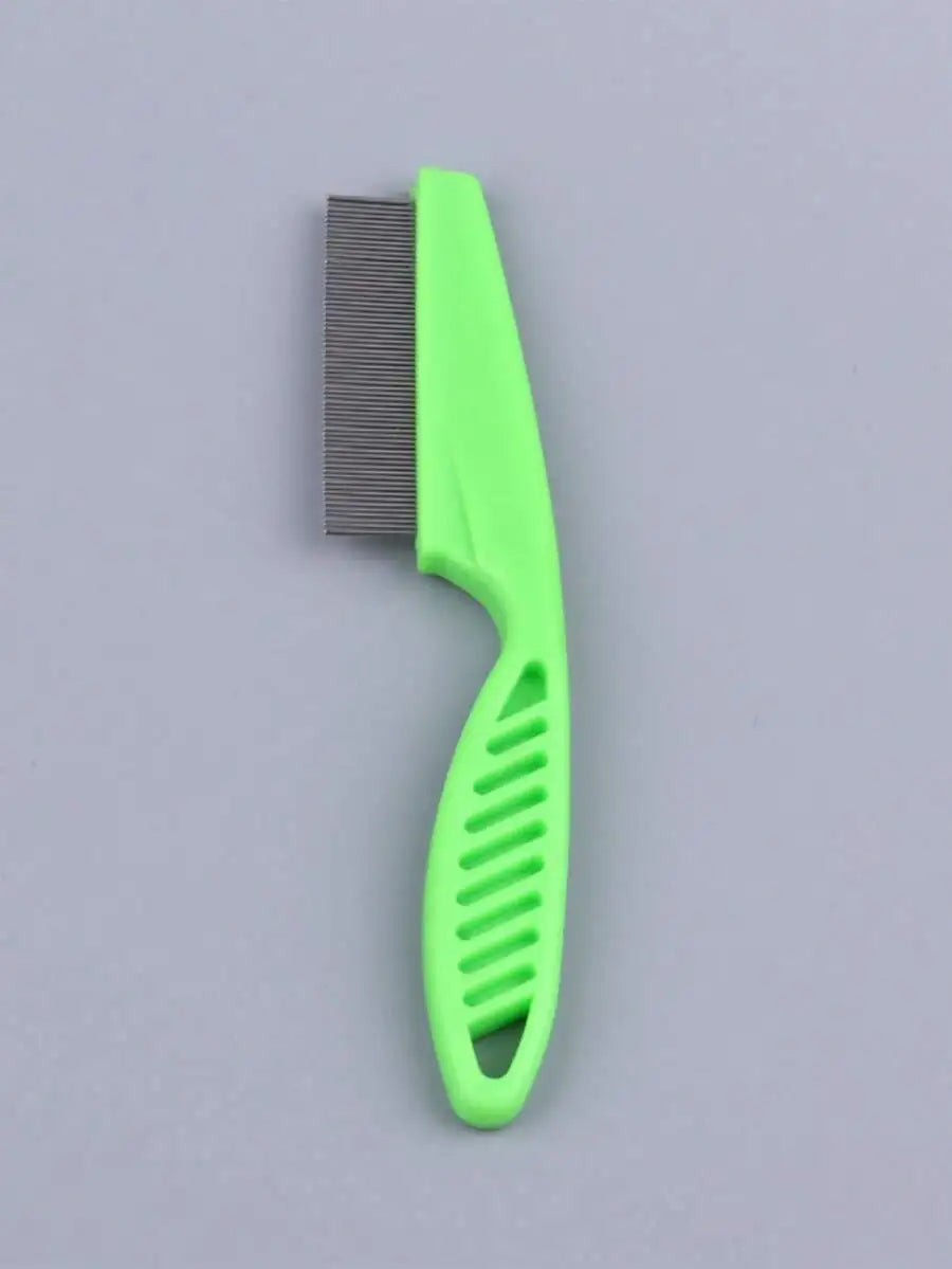 Pet Tear Stain & Flea Comb Fine Tooth Stainless Steel Grooming – Dog Supplies