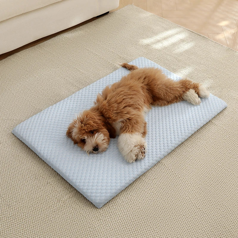New Summer Ice Silk Cooling Pet Mat Thick - MyPetDollar.com