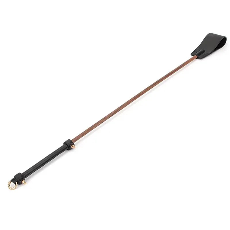 Leather & Walnut Wood Horse Whip – 2 Colors