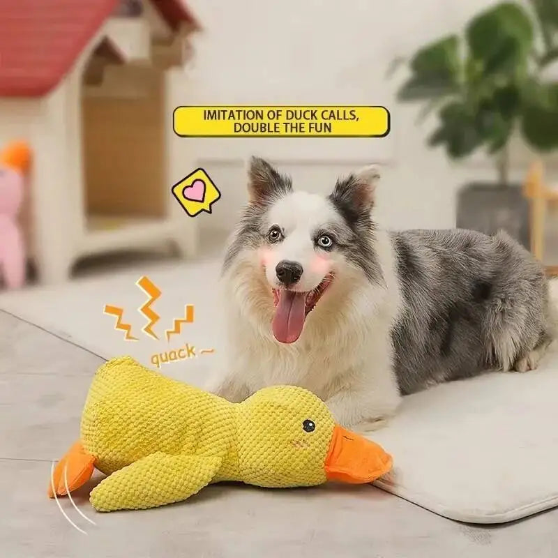Pet Plush Toy Dog Calming Duck Companion - MyPetDollar.com
