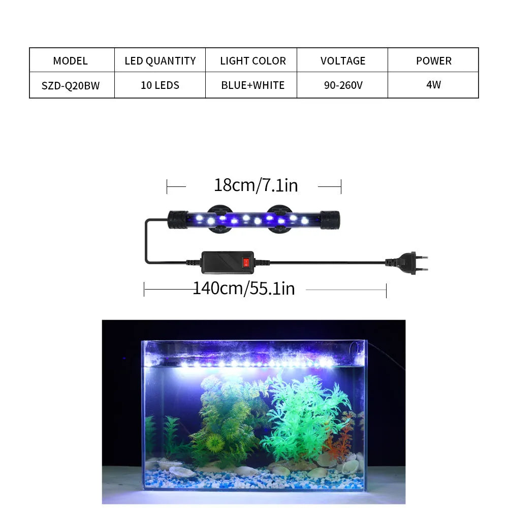 90-260V Aquarium Light LED Waterproof Fish - MyPetDollar.com