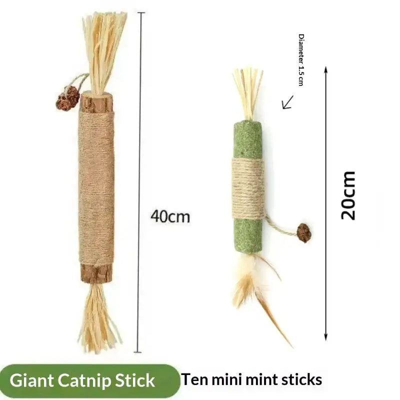 1/2PCS Cat Toys Made Of Wood Knotweed - MyPetDollar.com