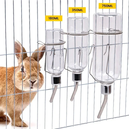180/350/750ML Plastic Rabbit Drinking Bottle - MyPetDollar.com