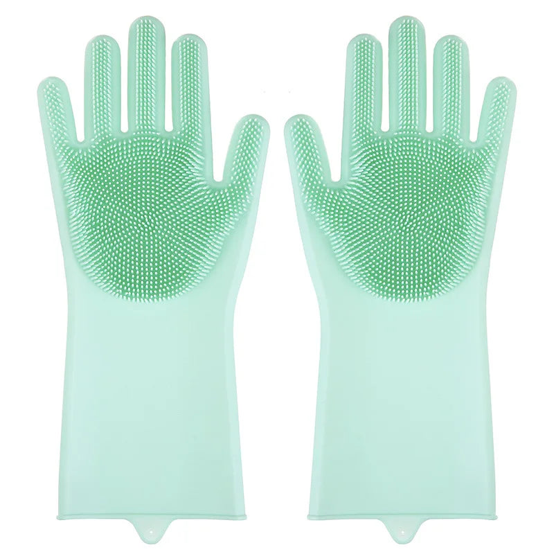 Pet Grooming Cleaning Gloves Dog & Cat Bathing Shampoo