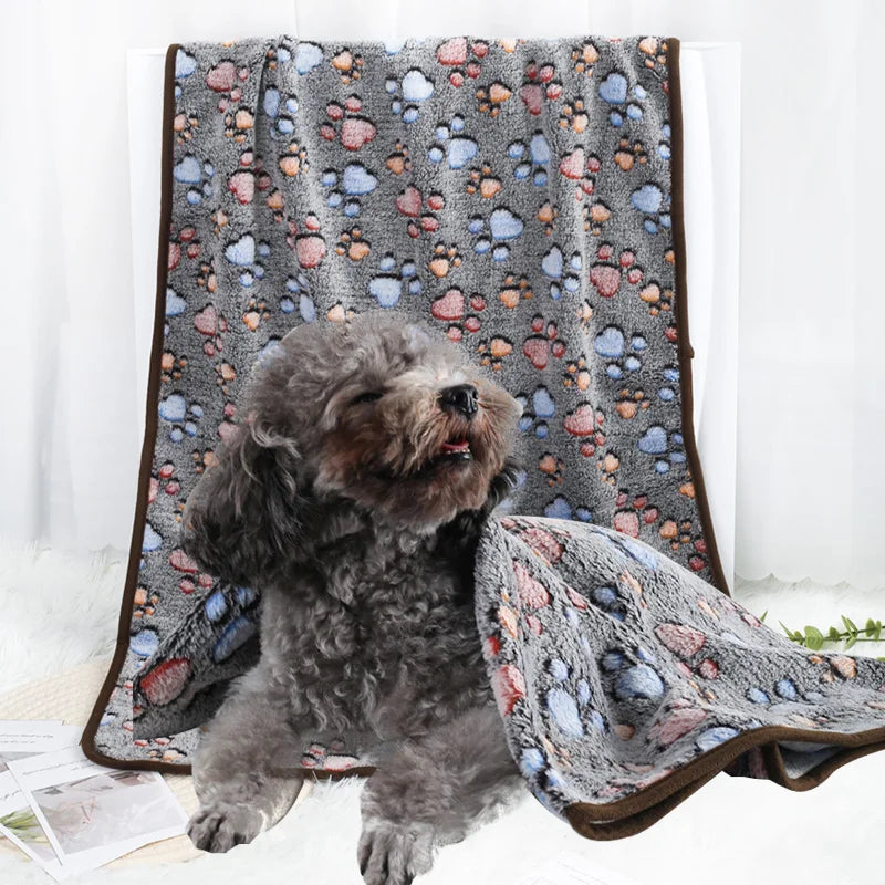 Pet Blanket Ultra-soft Fluffy Printed Mat - MyPetDollar.com